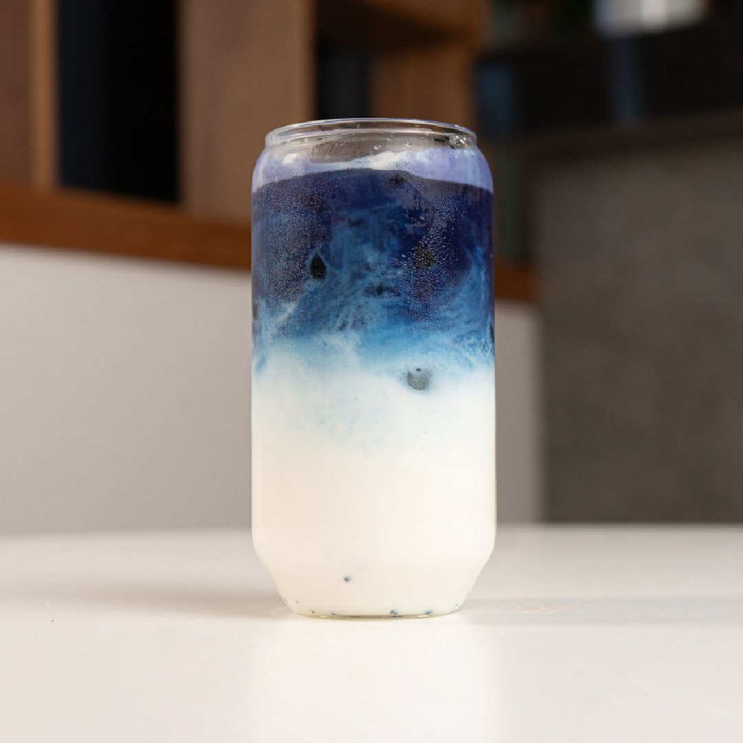 HEALTHY KASA _Blue Matcha Ceremonial Latte